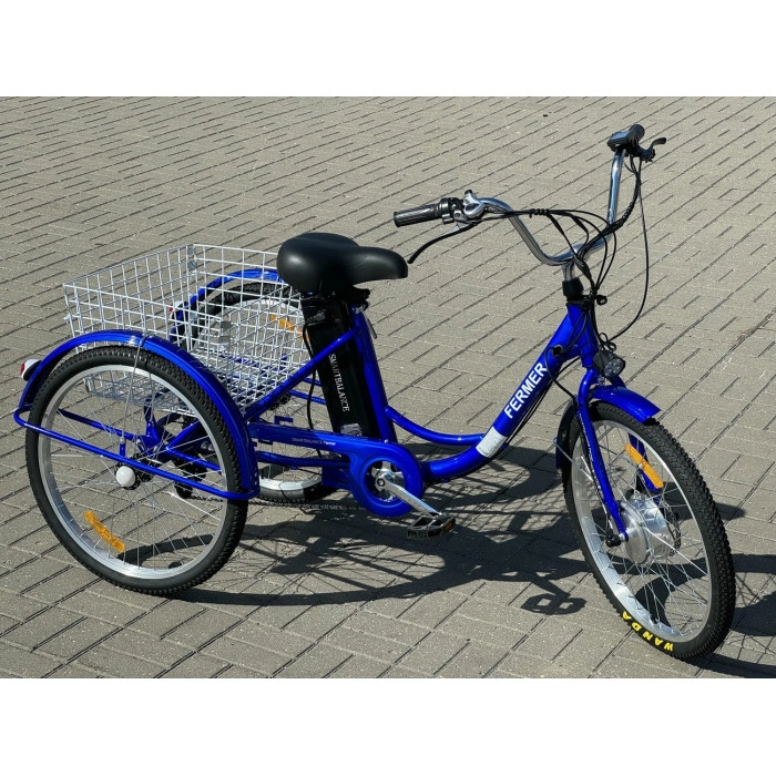 Трехколесный электровелосипед SmartBalance Fermer Синий 6